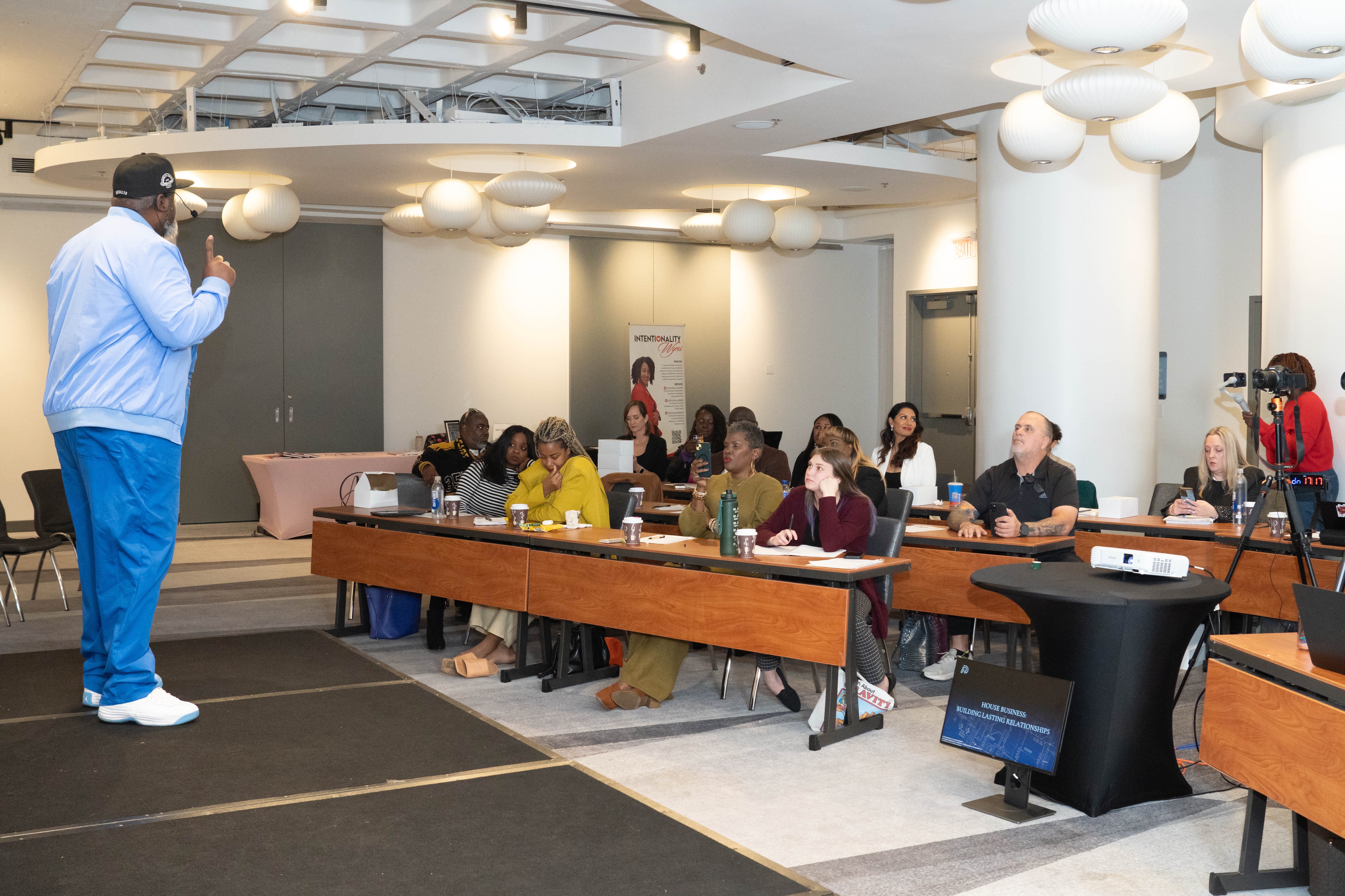 Damon Rich leading a workshop